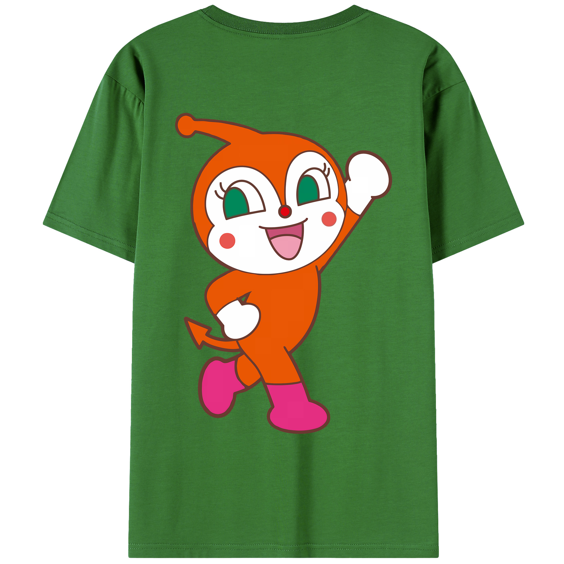 （画像用） アンパンマン Anpanman レディース半袖Tシャツ(バックプリント)